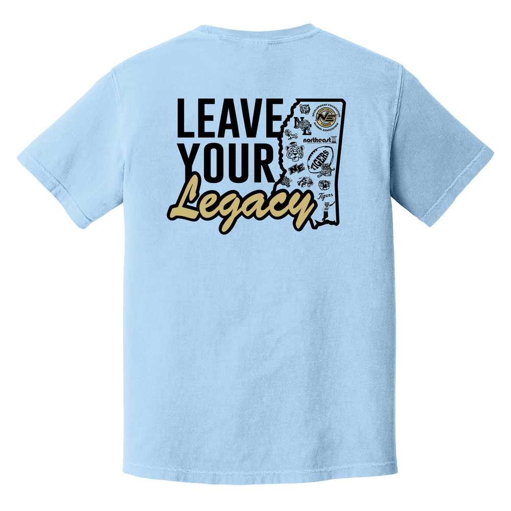Back of the 2026 tiger paw shirt