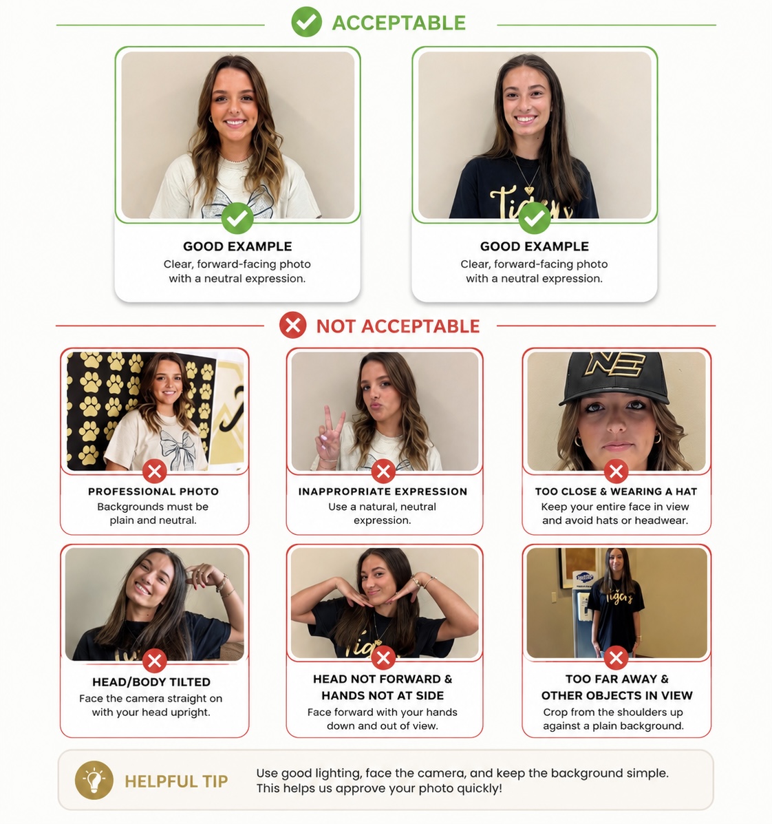 Photo Guidelines